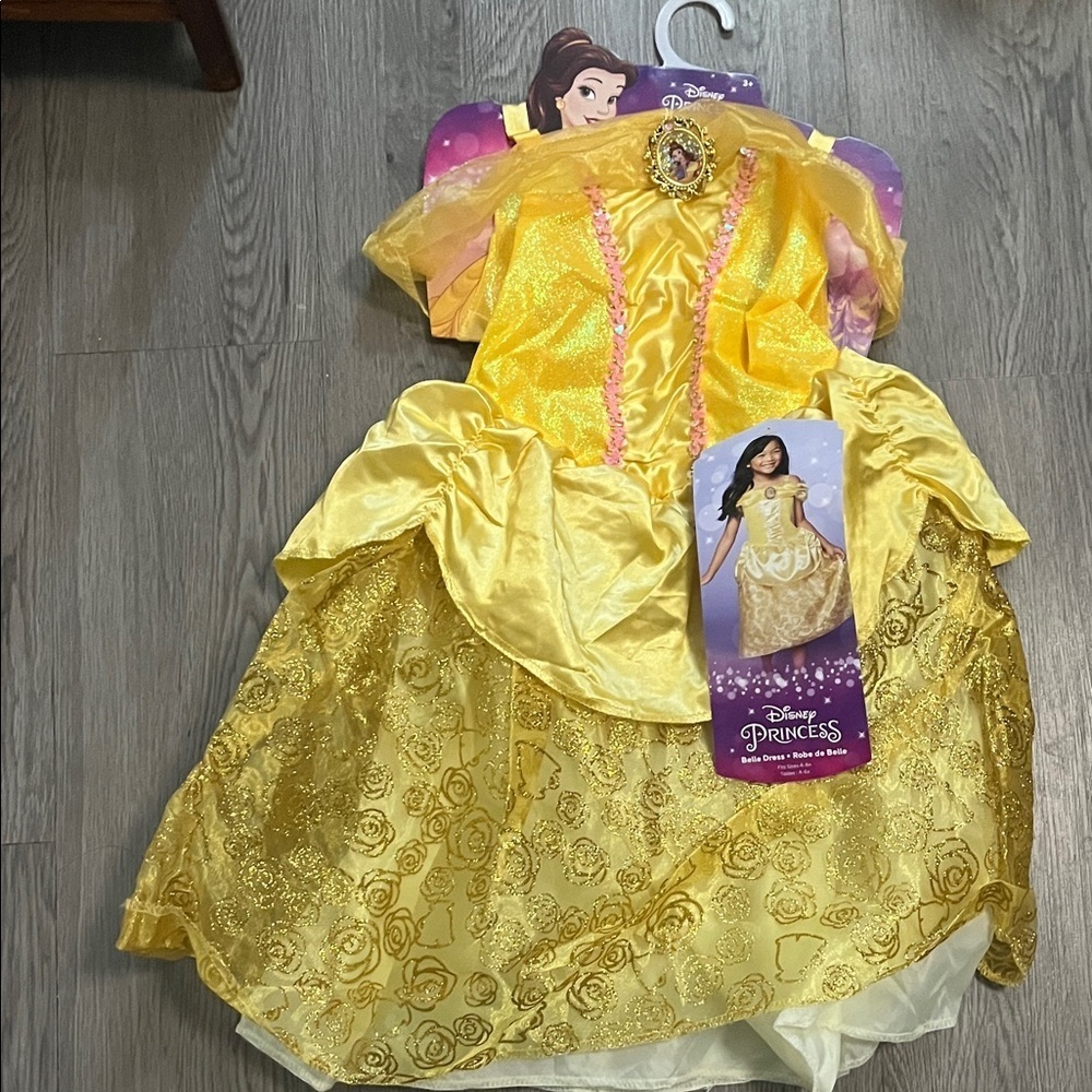 Disney Princess Belle Costume - Golden Yellow